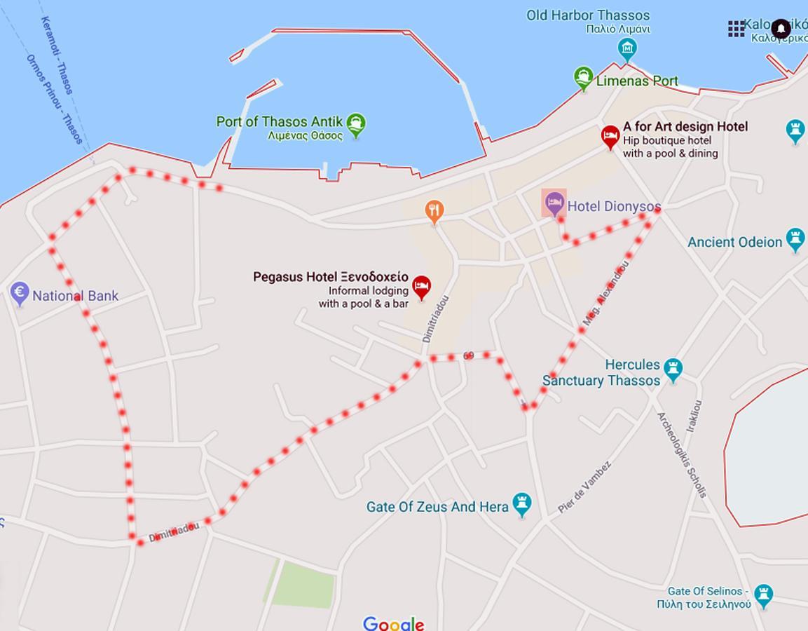 Dionyssos Hotel Liménasz Kültér fotó